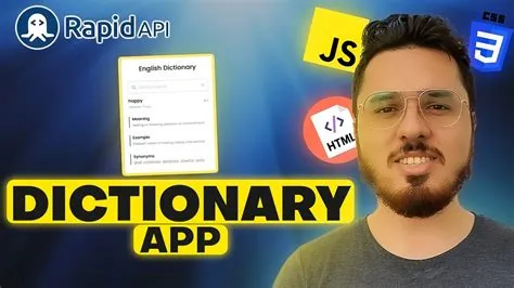 Creating a Dictionary app Using HTML, CSS & JavaScript + RapidAPI 🔥 ...
