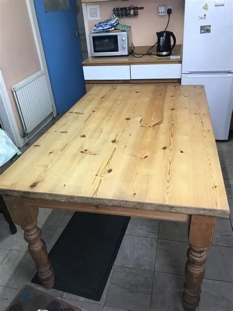 Farmhouse Pine Kitchen Table at Susan Keefe blog