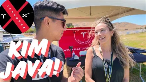 KIM Java at Tesla takeover, her thoughts! - YouTube