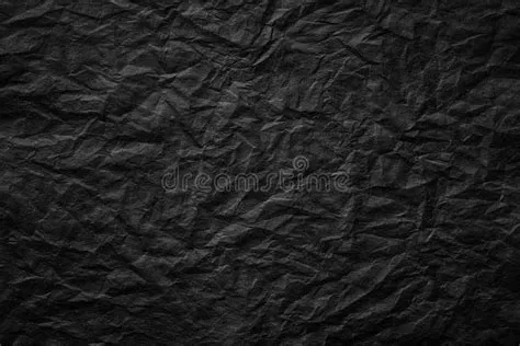 Black Paper Background, Crumpled Template Texture for Inserting Text ...