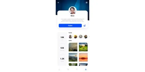 User Profile App | Figma