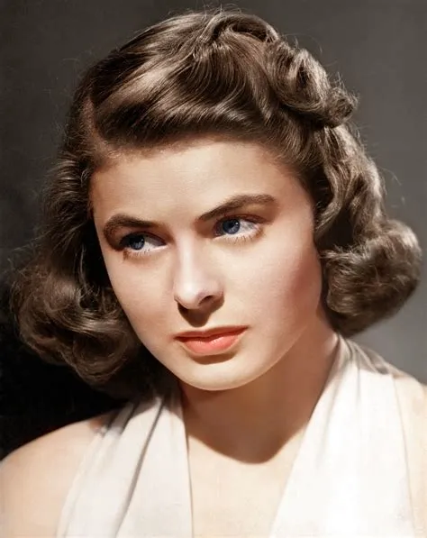 Young actress Ingrid Bergman. What a beautiful face! Golden Age Of ...