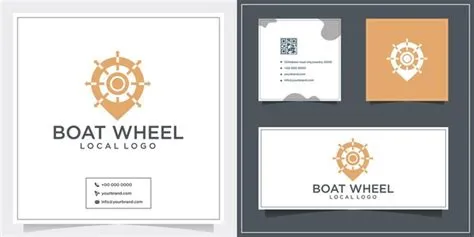 Premium Vector | Local pin design logo with wheel and business card ...