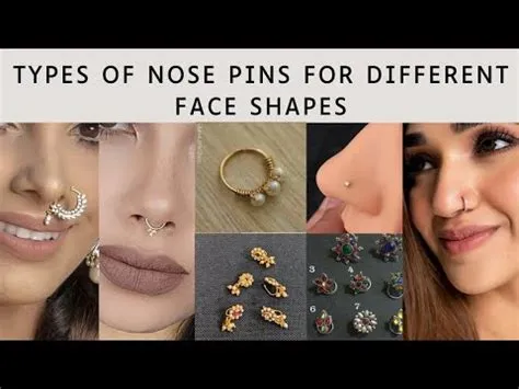 Different Styles Of Nose Pins For Different Face Types/ Tabu's Vogue ...