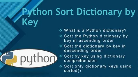 Python Sort Dictionary by Key - Spark By {Examples}