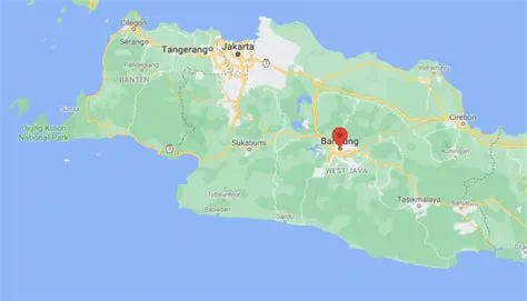 Map of Bandung, West Java, Indonesia. (Source:... | Download Scientific ...