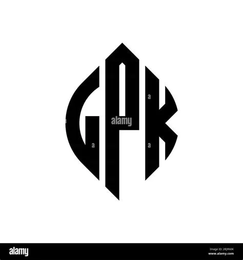 LPK circle letter logo design with circle and ellipse shape. LPK ...