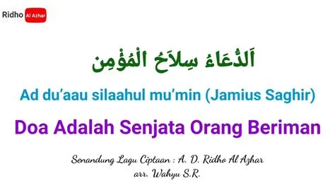 Doa Adalah Senjata - Perumperindo.co.id