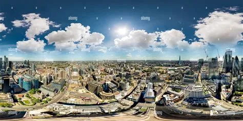 360° view of Aerial 360 drone photo City of London UK - Alamy