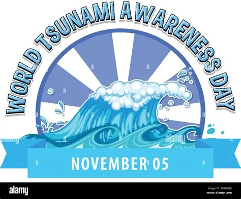 World Tsunami Awareness Day Logo Design illustration Stock Vector Image ...