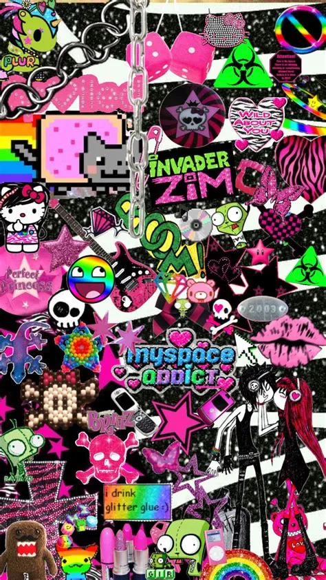 #scene #scenecore #scenekid | Scene core wallpaper, Emo wallpaper ...