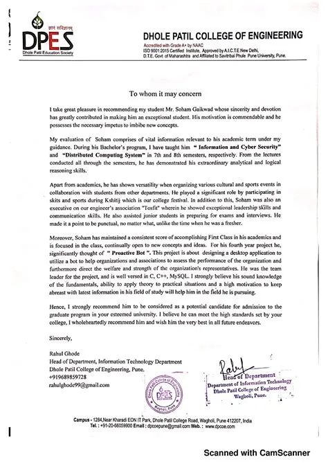 HOD LOR - HOD - NE1 - Scanned with CamScanner - Studocu