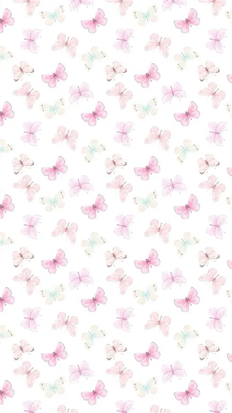 All pink butterflies pattern | Iphone wallpaper, Iphone background ...