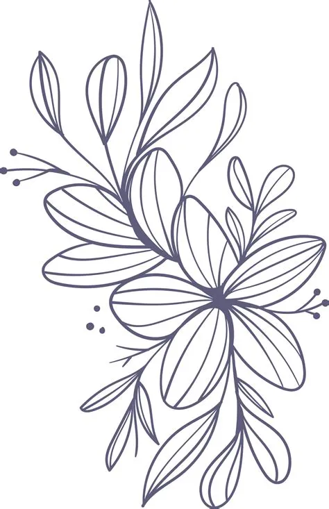 Flat design flowers Free Vector Flower Png Images, Rose Images, Vector ...