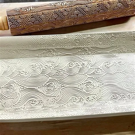 Wave 12 Rolling Pin – ClayShare Market Place