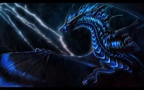 Blue Lightning Dragon