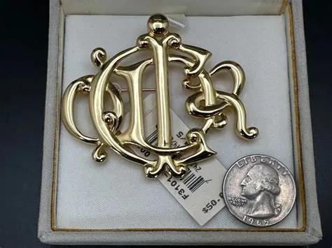 New Christian Dior Brooch Pin Retails $50