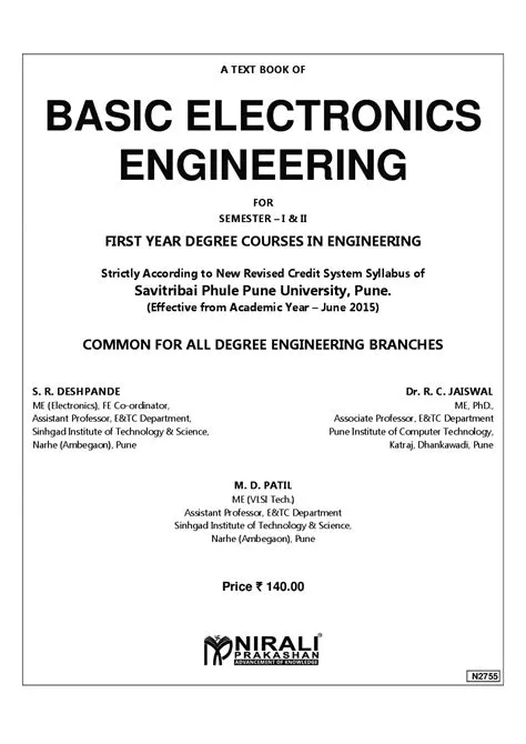 Download Basic Electronics Engineering PDF Online by S. R. Deshpande ...