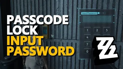 Passcode Lock Input Password Once Human - YouTube