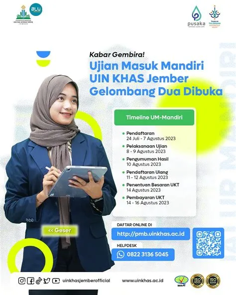 Pendaftaran Gelombang Dua Dibuka, Masih Ada Kesempatan Jadi Mahasiswa ...