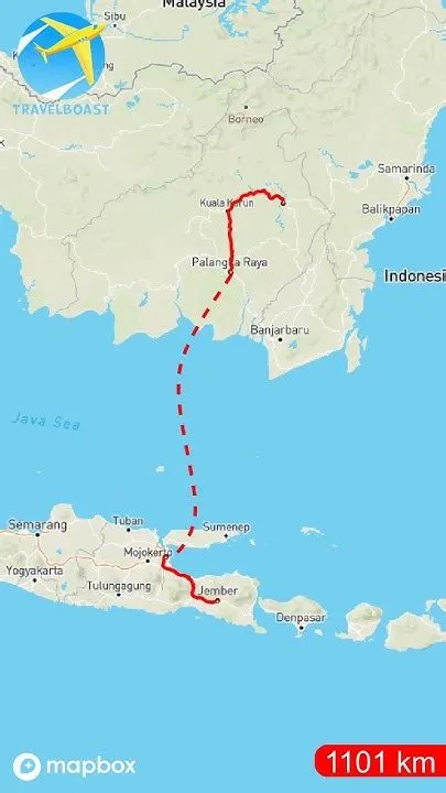 Jember - Muara Teweh (Kab. Barito Utara) #trending #travel #touring # ...