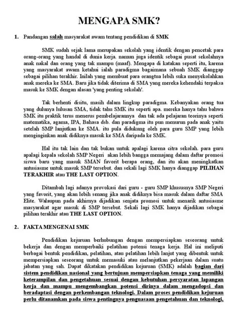 Wiyata Mandala SMK Pgri 3 Tanggul | PDF | Karier & Perkembangan