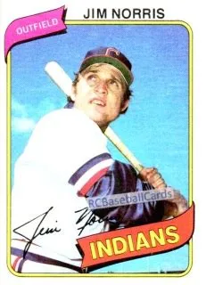 1980 & 1981 Cleveland Indians Vintage Baseball Trading Cards - Baseball ...