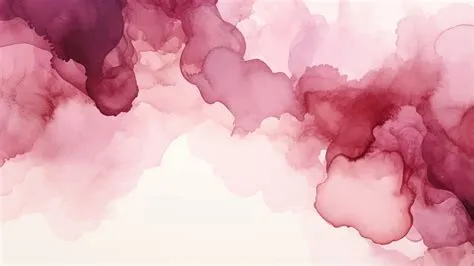 Watercolor burgundy abstract background. Watercolour maroon splash ...