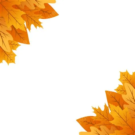 Fall Leaves Corner Border Png