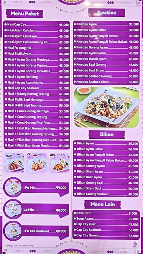 Menu Solaria Terbaru : Daftar Lengkap & Harga