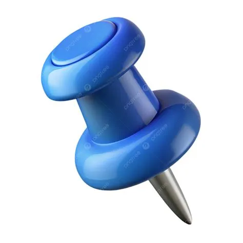 3d Blue Push Pin, Blue Push Pin, 3d, Pin PNG Transparent Image and ...