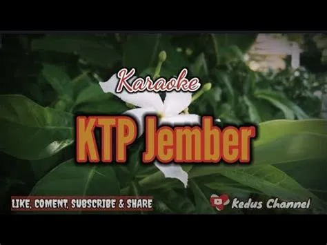 Karaoke lagu KTP Jember - YouTube