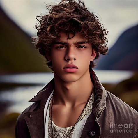 Handsome teen fashion model fashion portrait by Asar Studios Digital ...