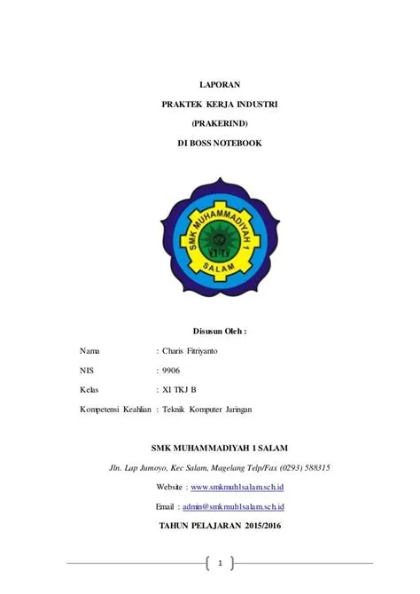 Contoh Laporan Pkl Tkj - Download Contoh Lengkap Gratis ️