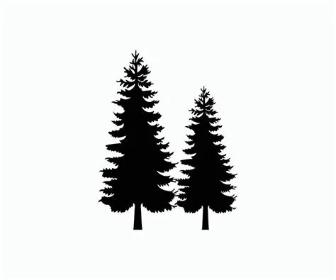Black pine tree icon vector template 10073122 Vector Art at Vecteezy
