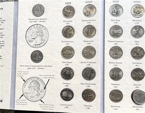 1999-2008 FIFTY STATE COMMEMORATIVE QUARTER COMPLETE COLLECTION SET, 52 ...