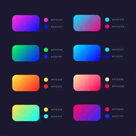 gradient colour with code on Behance | Color palette design, Color ...