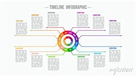 Timeline and roadmap with pinning infographic diagram, with the posters ...