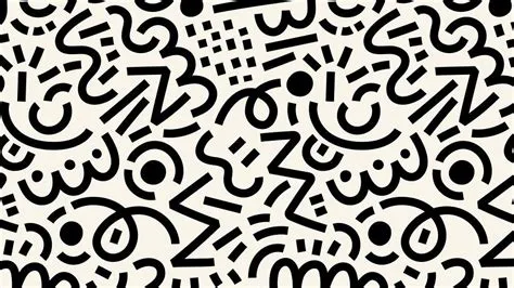 Download premium image of Memphis pattern desktop wallpaper, aesthetic ...