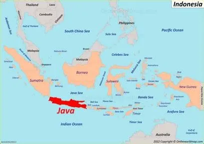 Java Map | Indonesia | Discover Java Island with Detailed Maps