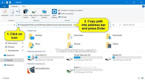 How to Backup and Restore Quick Access Pinned Folders in Windows 10 ...