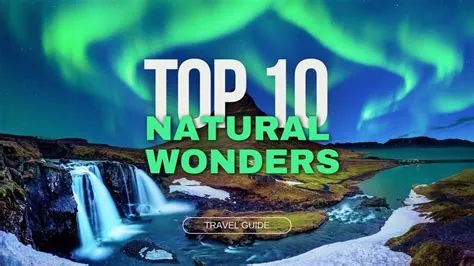 Top 10 Natural Wonders Of The World - [2024 Travel Guide] - YouTube