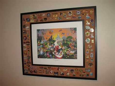 One of my pin frames | Disney diy, Disney decor, Disney souvenirs