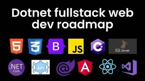 Dotnet full stack development roadmap - YouTube