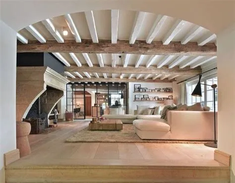 van Chloé Jamet op Home | Balken plafonds, Houten balken plafond ...