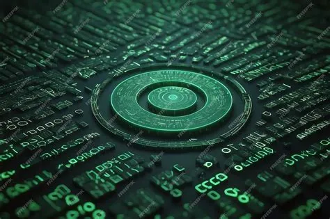 Premium Photo | Binary code 3d objects texture