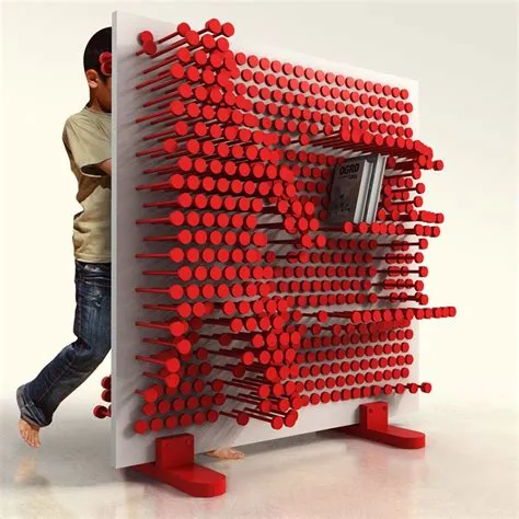 PinPres Shelf - Giant Interactive Pin Press Storage Shelf | The Green Head