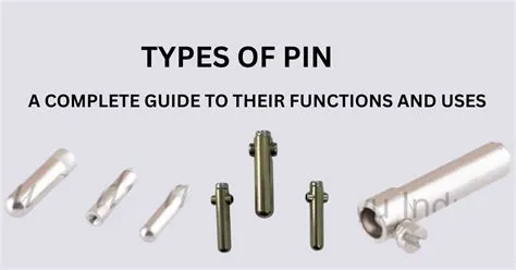 Types of Pin: A Complete Guide to Their Functions and Uses