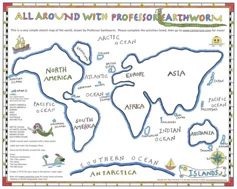 Navigating The World: A Guide To Drawing Maps For Kids - Pittsburgh ...