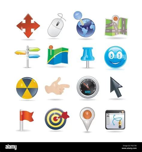 Map pin pointer file Stock Vector Images - Alamy